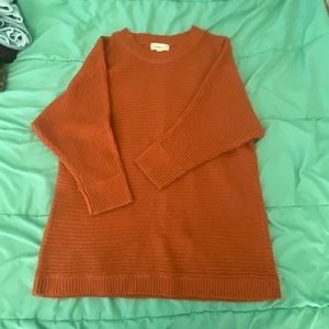 Orange Knit sweater